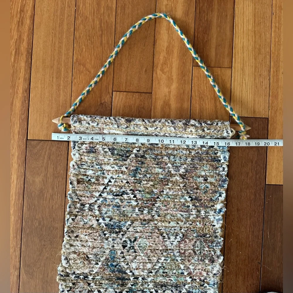 Bohemian Woven Wall Hanging with Tassels